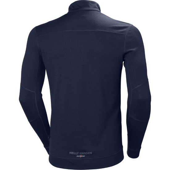 Zdjęcie 2 - Koszulka termoaktywna Helly Hansen 75107_590 HH LIFA Merino kolor granatowy