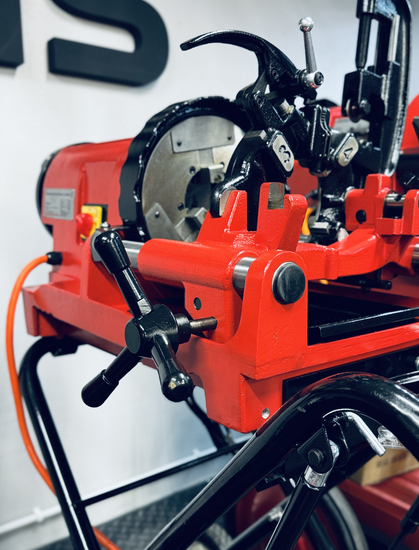 Zdjęcie 7 - SUPER PROMO Gwintownica / gwinciarka do rur 3 '' Gtools GTronic 3 na wózku  + Rowkarka COMBO 1-6"