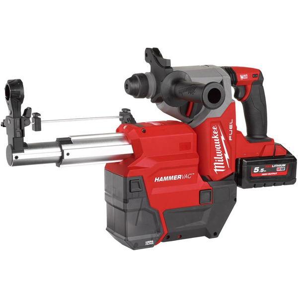 Zdjęcie 4 - Odsysacz pyłu Milwaukee M18 FDDEXL-0 SDS-Plus 18V 4933478508