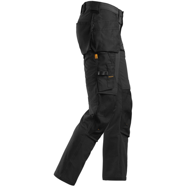 Zdjęcie 2 - 6271 Spodnie Full Stretch z workami kieszeniowymi Snickers Workwear czarne