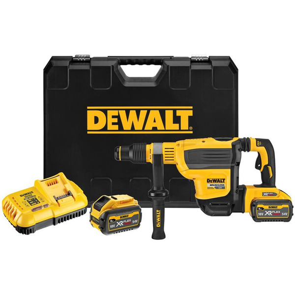 Zdjęcie 1 - Młotowiertarka akumulatorowa DeWalt DCH614X2 SDS-Max 10.5J 54V XR Flexvolt 2x9Ah