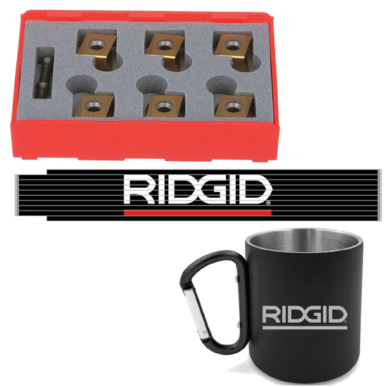 Zdjęcie 1 - Ostrza do ukosowarki RIDGID B-500 / ZESTAW + Kubek i Miarka