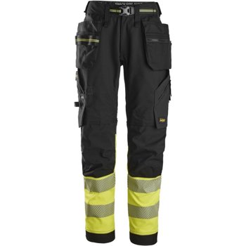 Spodnie Odblaskowe Stretch z workami kieszeniowymi, EN 20471/1 Snickers Workwear 69340466