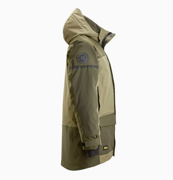 Zdjęcie 3 - 1801 Parka przeciwdeszczowa, ocieplana AllroundWork Snickers Workwear Kolor: Khaki Green