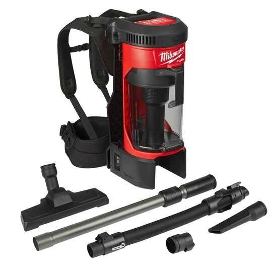 Zdjęcie 3 - Odkurzacz plecakowy akumulatorowy Milwaukee M18 FBPV-0 3.8L 18V 4933464483