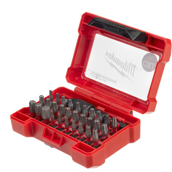 Zdjęcie 1 - Zestaw bitów udarowych SHW Torx - 32 szt. 4932471586 Milwaukee