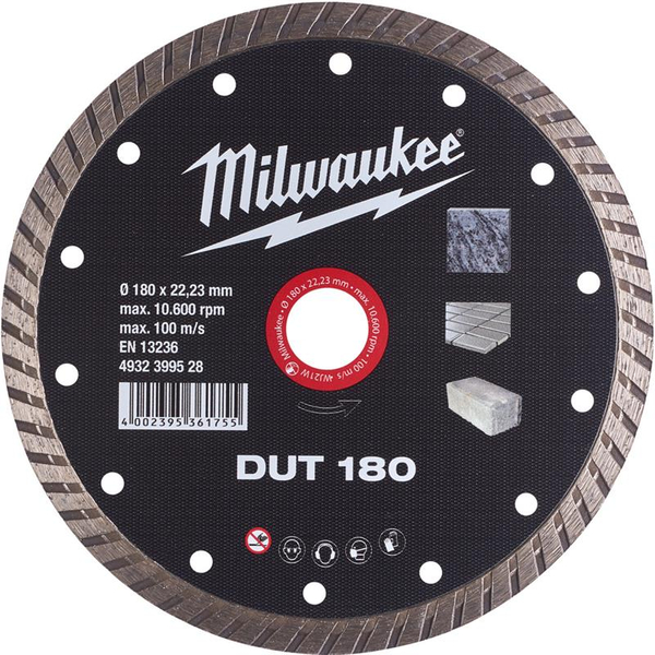 Zdjęcie 1 - Tarcza diamentowa DUT 180 x 22,2 mm 4932399528 Milwaukee