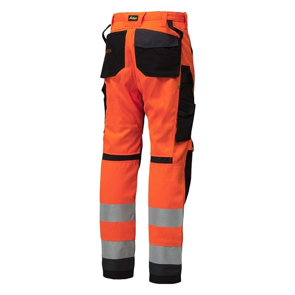 Zdjęcie 2 - 6331 Spodnie Odblaskowe AllroundWork+ (kolor pomarańczowy), EN 20471/2 Snickers Workwear