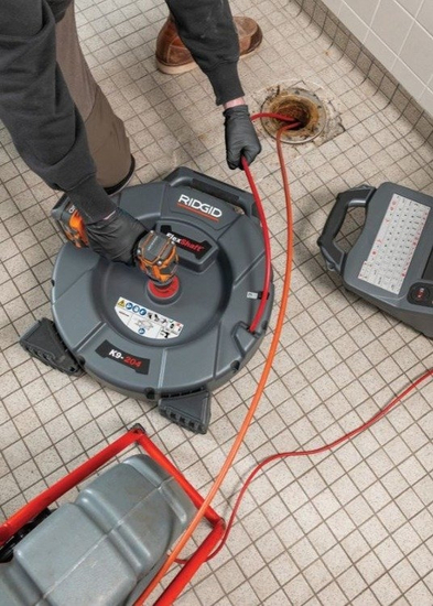 Zdjęcie 10 - Maszyna do dokładnego czyszczenia odpływów K9-204+ FlexShaft RIDGID + Przewód DeadCore