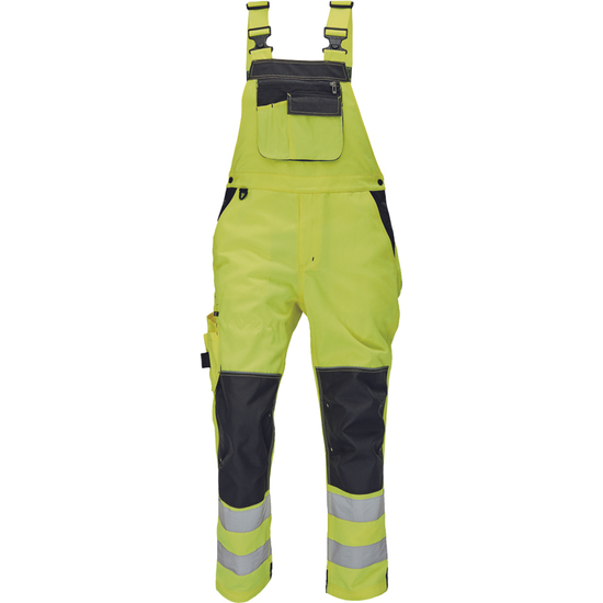 Zdjęcie 1 - KNOXFIELD HI-VIS Spodnie ogrodniczki (kolor żółty) Cerva 0302032870