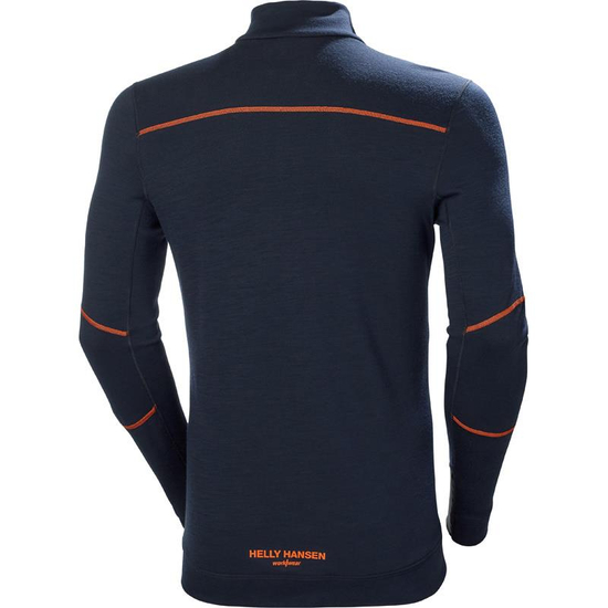 Zdjęcie 2 - Koszulka termoaktywna Helly Hansen 75107_592 HH LIFA Merino kolor granatowy