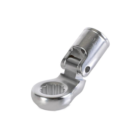 Zdjęcie 1 - KLUCZ OCZKOWY NASADOWY PRZEGUBOWY 3/8" 13mm, 12-kąt. 335013M King Tony