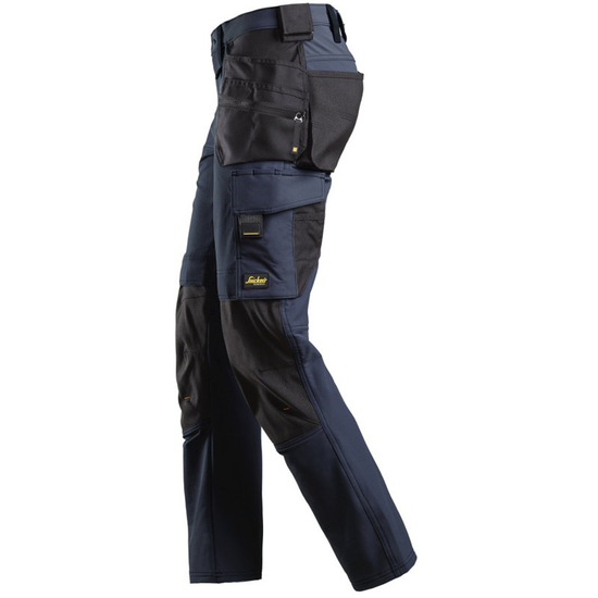 Zdjęcie 3 - 6271 Spodnie Full Stretch z workami kieszeniowymi Snickers Workwear granatowe