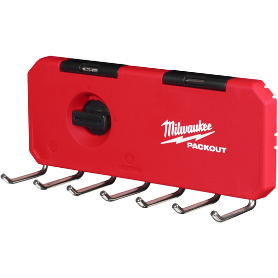 Zdjęcie 2 - Zestaw 7 małych haczyków na jednym uchwycie PACKOUT™ Milwaukee 4932493384
