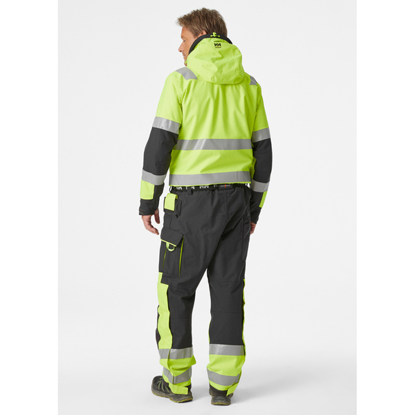 Zdjęcie 4 - Kombinezon odblaskowy Helly Hansen 71695_369 ALNA 2.0 HI VIS WATERPROOF SHELL SUIT kolor żółty