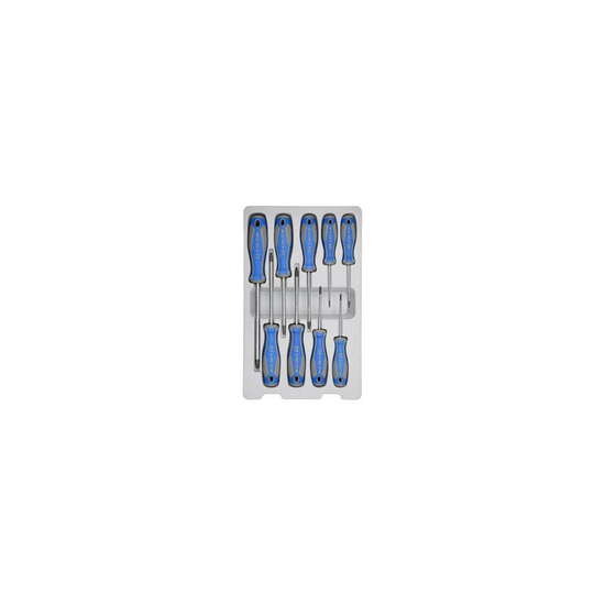 Zdjęcie 1 - ZESTAW WKRĘTAKÓW 9 cz. TORX Z OTWOREM T8, T9, T10, T15, T20, T25, T27, T30, T40 30309PR King Tony