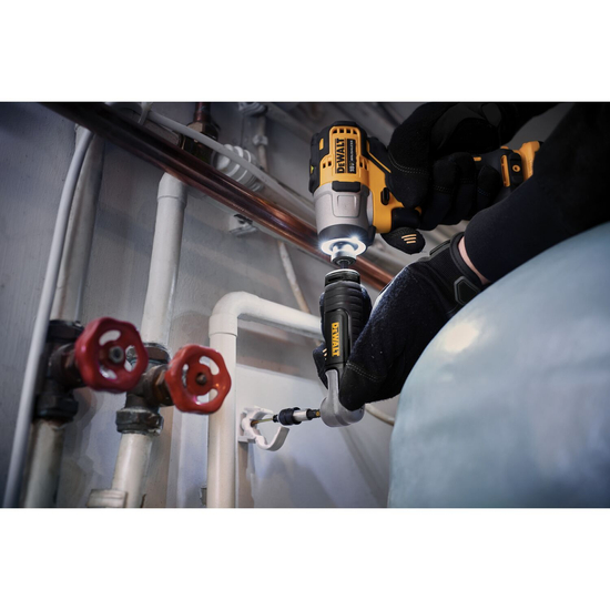 Zdjęcie 3 - Udarowa przystawka kątowa HEX 1/4" DeWALT [DT20500]