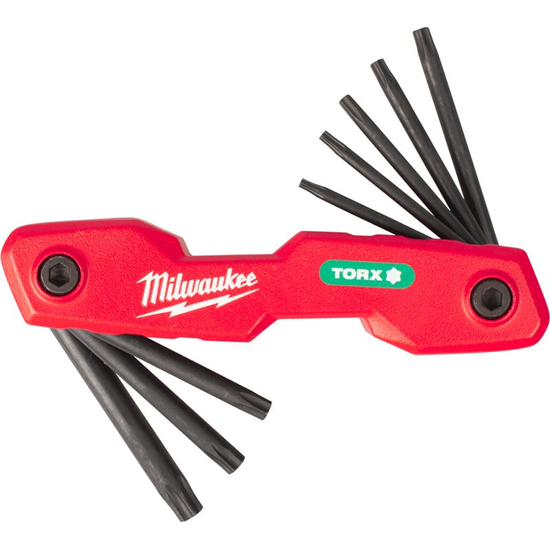 Zdjęcie 3 - Zestaw składanych kluczy TORX 8 szt. (T9, T10, T15, T20, T25, T27, T30 & T40) Milwaukee 4932480979