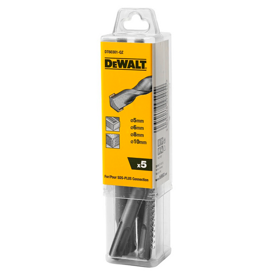Zdjęcie 1 - ZESTAW 5 WIERTEŁ SDS-PLUS DEWALT DT60301