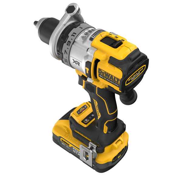 Zdjęcie 7 - Wiertarko-wkrętarka udarowa akumulatorowa DeWalt DCD1007H2T 2x5Ah POWERSTACK 169Nm 18V XR