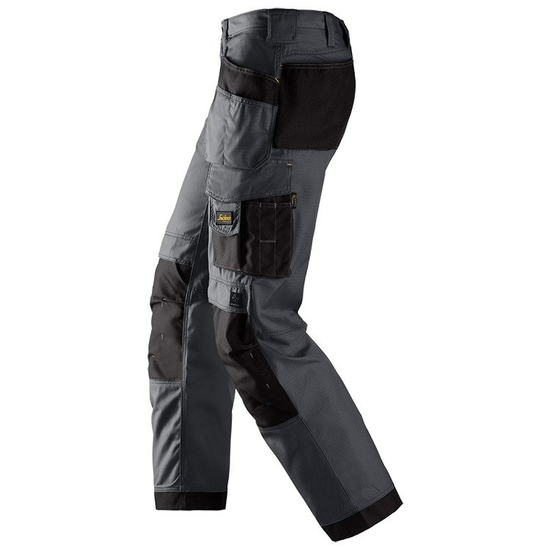 Zdjęcie 3 - 3213 Spodnie Rip-Stop z workami kieszeniowymi (kolor stalowo-czarny) Snickers Workwear