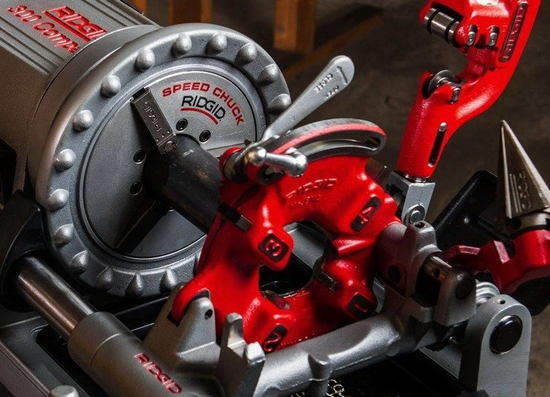 Zdjęcie 7 - Gwinciarka gwintownica RIDGID 300 Compact 50697 + Rowkarka 975 + Przecinaka 590L