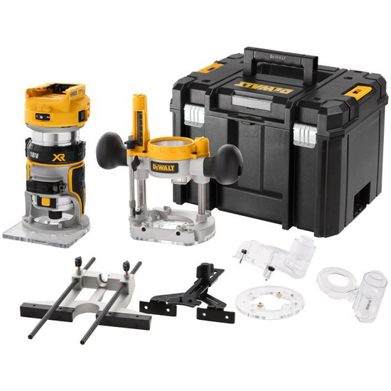 Zdjęcie 1 - Frezarka górnowrzecionowa akumulatorowa DeWalt DCW604NT 8mm 18V XR