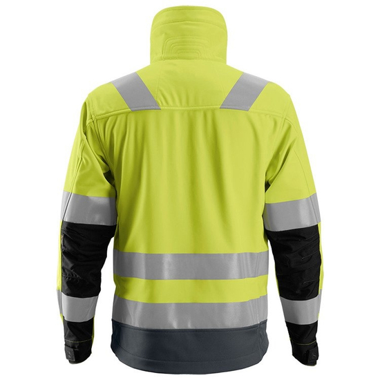 Zdjęcie 2 - 1230 Kurtka Odblaskowa Soft Shell AllroundWork (kolor: żółty odblaskowy), EN 20471/3 Snickers Workwear