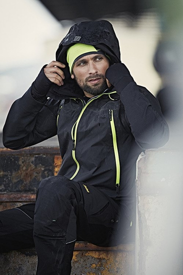 Zdjęcie 2 - 1300 Kurtka przeciwdeszczowa FlexiWork kolor granatowo-czarny Snickers Workwear