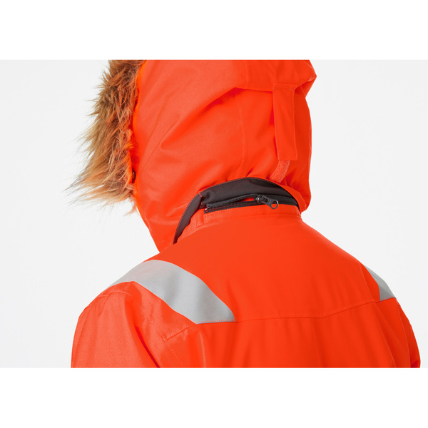 Zdjęcie 6 - Kurtka zimowa odblaskowa Helly Hansen 71393_269 Parka Alna 2.0 kolor pomarańczowy