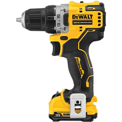 Nawigacja zdjęcie 3 - Wiertarko-wkrętarka akumulatorowa DeWalt DCD701D2 57Nm 12V XR 2x2Ah