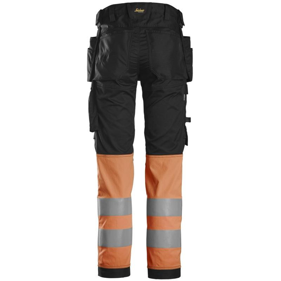 Zdjęcie 2 - Spodnie Odblaskowe Stretch z workami kieszeniowymi, EN 20471/1 Snickers Workwear 62340455
