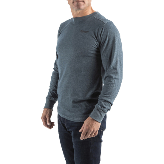 Zdjęcie 2 - HTLSBLU-XL T-shirt z długim rękawem - niebieski Milwaukee 4932492996