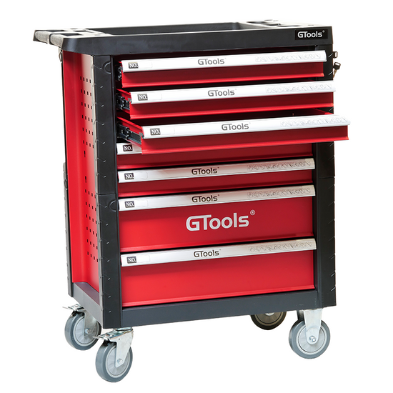 Zdjęcie 1 - GTOOLS GT-139 Wózek narzędziowy + 5 modułów 139 narzędzi