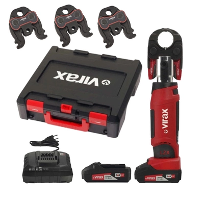 Zaciskarka Virax Viper® L2X Cas System + Zacisk Główny + Szczęki U16/U20/U25