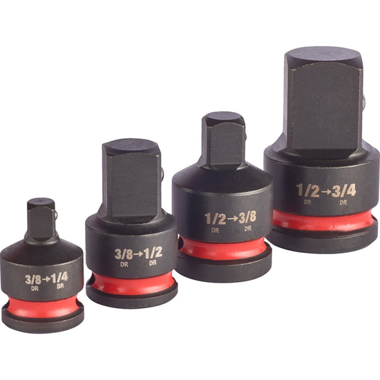 Zdjęcie 1 - Zestaw adaptorów udarowych - 4 szt. Hex Milwaukee 4932480356