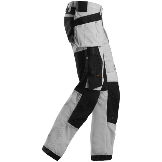 Zdjęcie 3 - 6247 Spodnie Stretch AllroundWork z workami kieszeniowymi – damskie Snickers Workwear białe