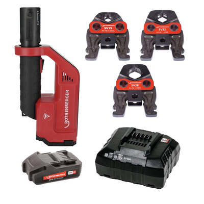 Zaciskarka ROMAX® COMPACT 3 2Ah CAS + SV15, SV22, SV28