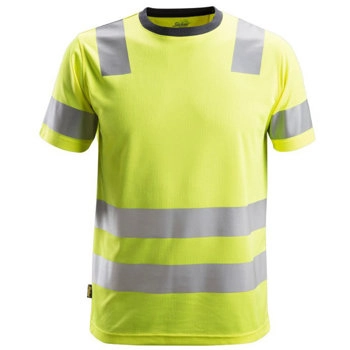 2530 T-shirt Odblaskowy AllroundWork, EN 20471/2 Snickers Workwear żółty