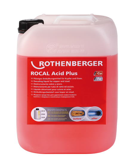 Zdjęcie 1 - Środek do odkamieniania ROCAL Acid Plus 10kg 61106 ROTHENBERGER