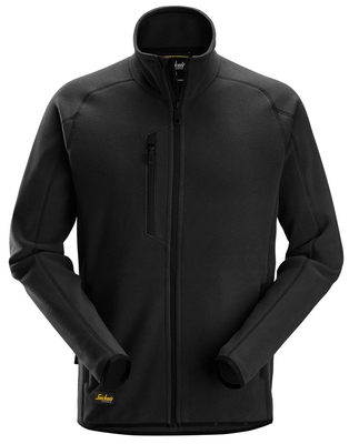 Kurtka polarowa Polartec® Shed Less z długim suwakiem 8422 Kolor Black