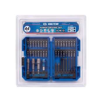 ZESTAW BITÓW DO WKRĘTARKI 1/4" 44cz., BITY HEX, TORX, PH, PZ, PŁASKIE, NASADOWE 1044MR King Tony