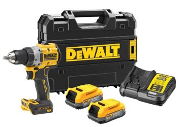Wiertarko-wkrętarka akumulatorowa DeWalt DCD800E2T 90Nm 18V XR Powerstack 2x1.7Ah