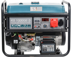 Nawigacja zdjęcie 1 - Agregat, generator prądotwórczy benzynowy 3-fazowy z automatyką SZR Könner & Söhnen KS10000E-3ATS