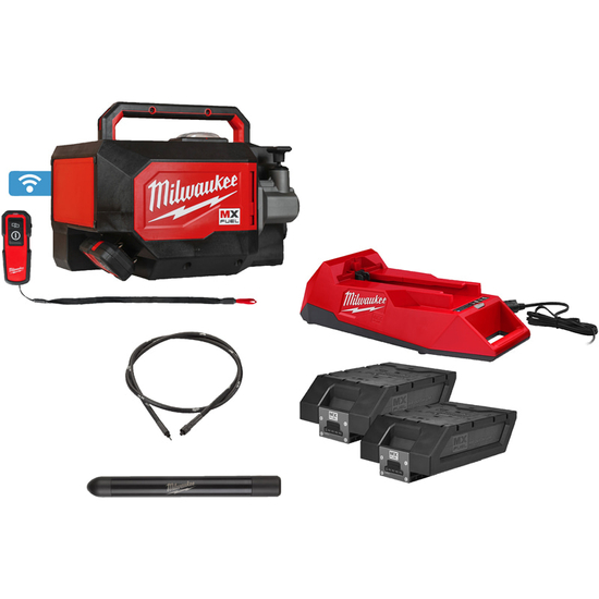 Zdjęcie 1 - Wibrator do betonu akumulatorowy Milwaukee MXF CVBCKIT-602 4m 2x6Ah 4933479610