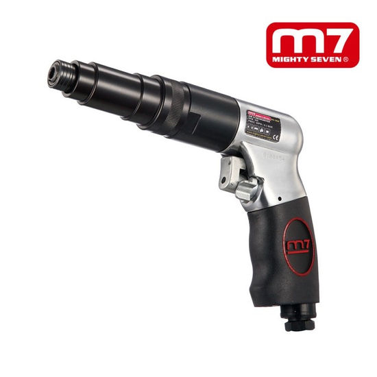 Zdjęcie 2 - Wkrętarka pneumatyczna dwukierunkowa pistoletowa 5,0 - 16,3 Nm 800 obr./min. Mighty Seven RA-302