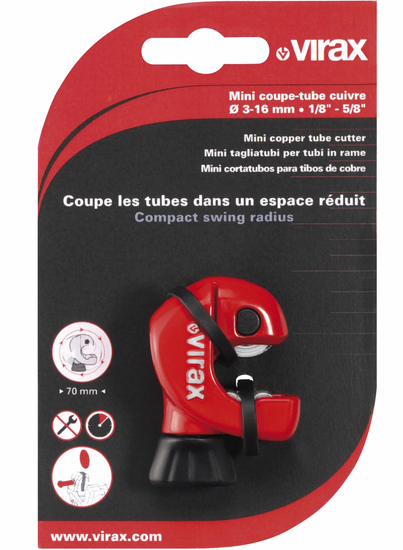Zdjęcie 9 - Mini obcinak 3-16mm Miedź VIRAX 210437
