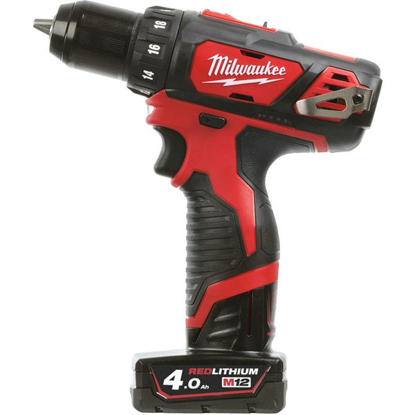 Zdjęcie 1 - Wiertarko-wkrętarka akumulatorowa Milwaukee M12 BDD-402C 38Nm 12V 2x4Ah 4933441925