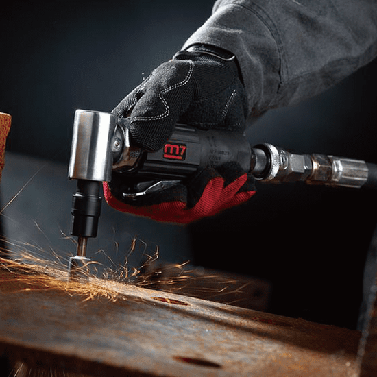 Zdjęcie 2 - Szlifierka pneumatyczna trzpieniowa (uchwyt kątowy 3/6 mm) 19000 obr./min. Mighty Seven QA-611A