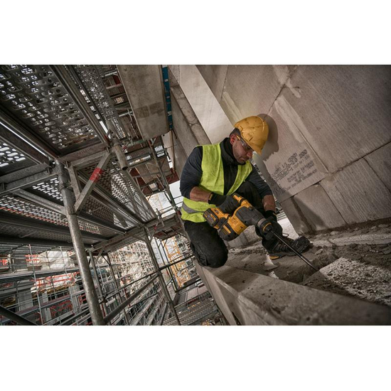Zdjęcie 3 - Młotowiertarka akumulatorowa DeWalt DCH333X2 SDS-Plus 3.5J 54V XR Flexvolt 2x9Ah